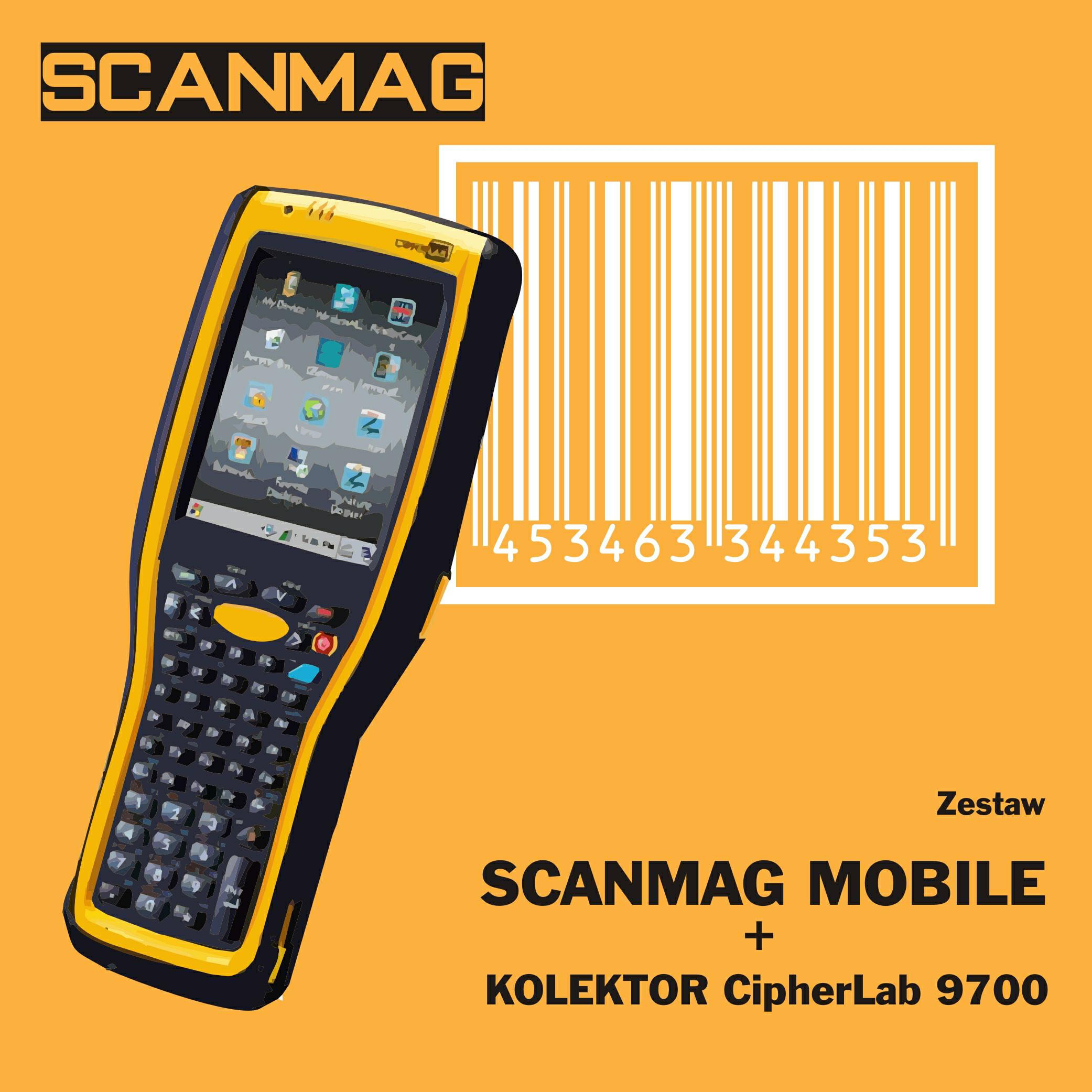 Zestaw SCANMAG MOBILE + CipherLab 9700